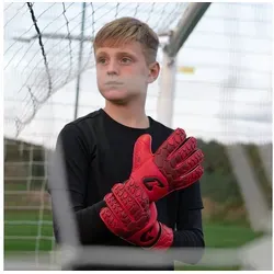 Catch & Keep Torwarthandschuhe Fly Kids - Torwarthandschuhe für Kinder, mit speziellem Grip für optimale Ballkontrolle und perfekten Halt beim Spielen.