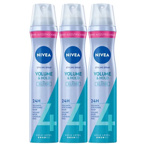 Nivea Haarspray Volumen Pflege besonders starker Halt 250ml 3er Pack
