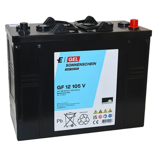 Sonnenschein GF 12 105 V Gel Motive Power 12V 105Ah Antriebsbatterie Traktion