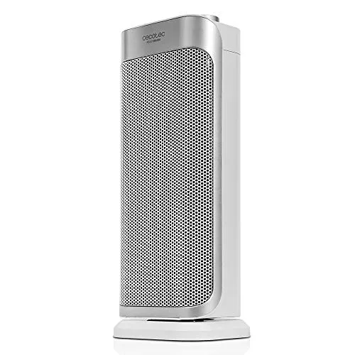 Cecotec Keramisches Heizgerät ReadyWarm 6250 Ceramic Sky Style - Elektroheizkörper mit 2000 W, 3 Modi und 90º Oszillation für effiziente Wärmeverteilung auf bis zu 25 m², inklusive Überhitzungsschutz und Kippsensor.