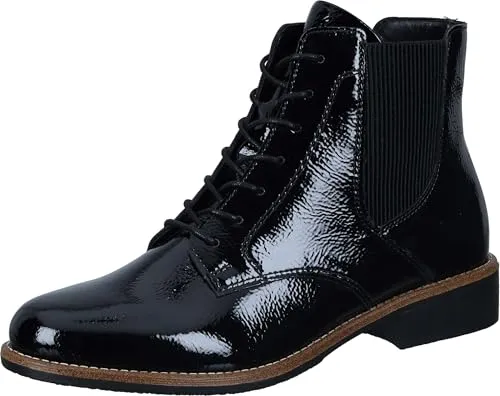 Remonte Damen D0F79 Stiefelette, Schwarz, 38 EU - Wanderschuhe mit herausnehmbarer Einlegesohle für individuellen Komfort und perfekten Halt bei jedem Schritt.