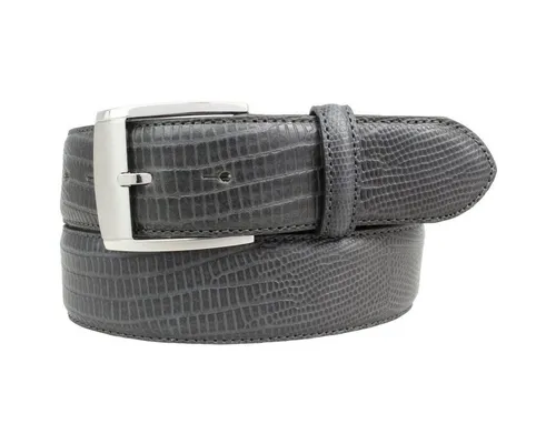 BELTINGER Ledergürtel Gürtel mit Echsenprägung 4 cm - Jeans-Gürtel für Damen Herren 40mm Rep (1-St)