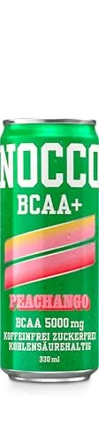 Dosen NOCCO BCAA Drink | Peachango | Buxtrade | 330 ml | 105 mg Koffein 12