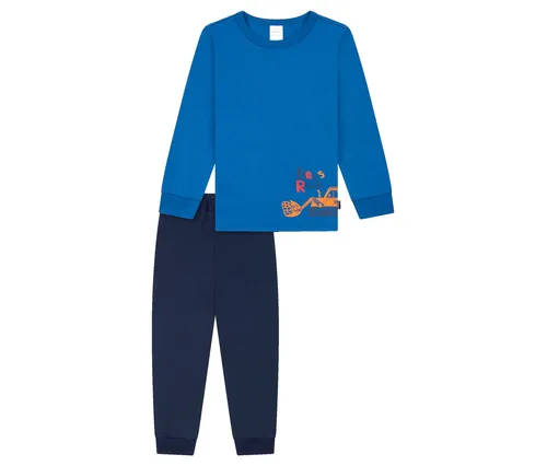 Schiesser Jungen Schlafanzug Set Pyjama lang - 100% Organic Bio Baumwolle - Schlafanzüge für Jungen, mit großem Drachenmotiv und bequemen Bündchenabschlüssen für optimalen Tragekomfort und süße Träume.