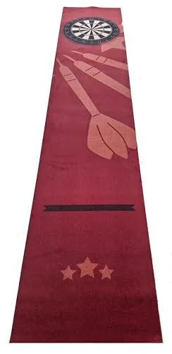 MERTEX Dartteppich Darts Spielteppich 60 x 300 cm