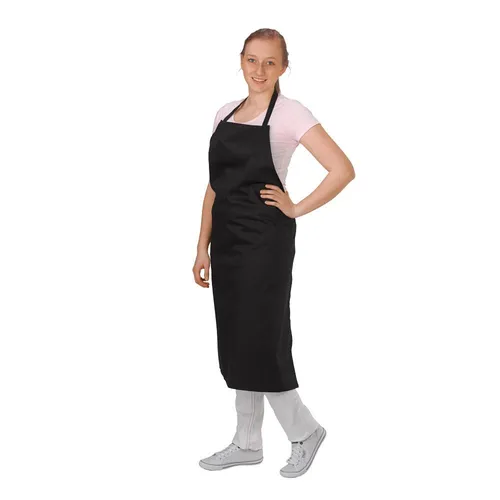 Franz-Mensch Kochschürze Hygostar, Unisex, 2 Stück, schwarz - Reißfeste Latzschürze aus pflegeleichtem Polycotton, waschbar bis 60°C. Ideal für Damen und Herren, schützt Kleidung beim Kochen und Grillen.
