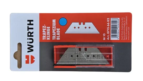 WÜRTH Trapezmesser Ersatzklingen 10 Stück - 07156602