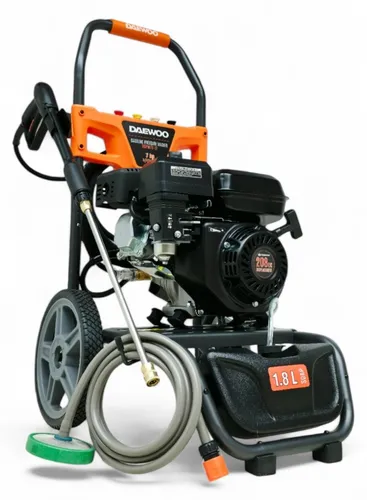 Benzin Hochdruckreiniger 207 bar – Mobiles Reinigungsgerät mit 12 m Schlauch - Hochdruckreiniger für anspruchsvolle Reinigungsarbeiten mit 207 bar Druck, 7 PS und 12 m Hochdruckschlauch – ideal für Terrassen, Dächer und große Flächen.