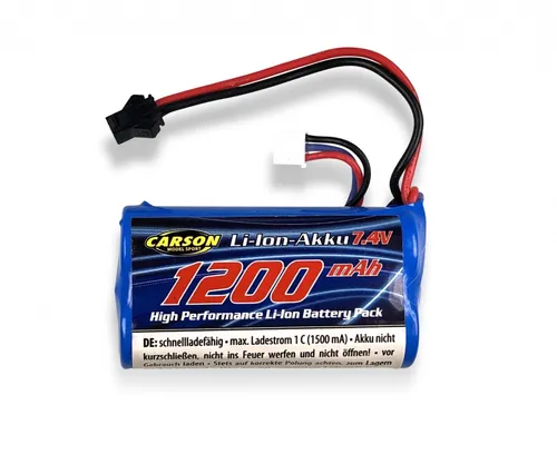 7,4V/1200mAh LiIon Land Rover JST  Stecker Carson 500608255