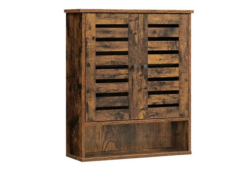 VASAGLE Hängeschrank – Vintagebraun, 2 Türen von VASAGLE