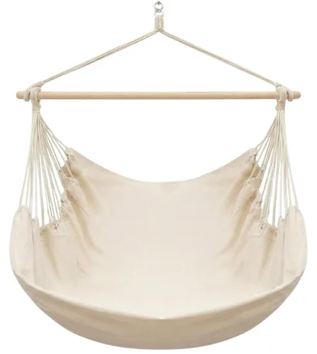 XXL Hängesessel 185x130cm für 2 Personen - Hängesessel aus 100% Baumwolle, belastbar bis 150kg. Ideal für Garten oder Wohnzimmer, bietet Platz für 2 Personen und sorgt für entspannte Stunden.