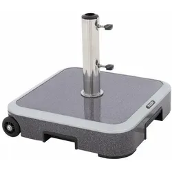 Doppler Schirmständer Trolley, 50 kg, Grau, Silber von Doppler