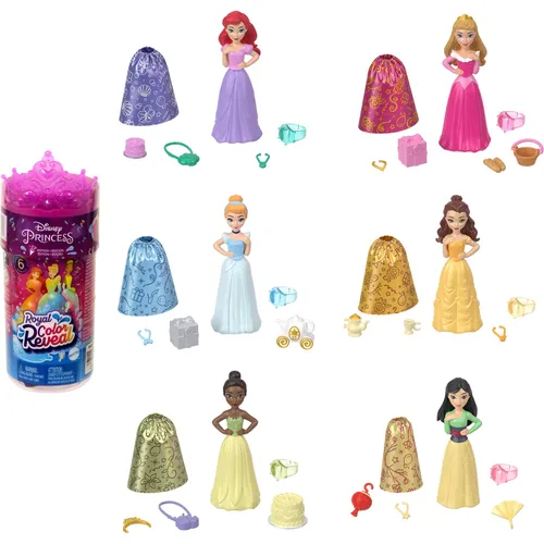 Hasbro Disney Prinzessin Small Dolls Royal Color Reveal Sortiment Welle 2 (HMK83)