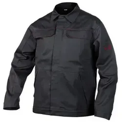 Montana Flammhemmende Arbeitsjacke XS, schwarz - Arbeits- & Schutzkleidung mit flammhemmender Behandlung, ideal für sicheres Arbeiten in Industrieumgebungen, getestet für hohe Wasch- und Trockentemperaturen.