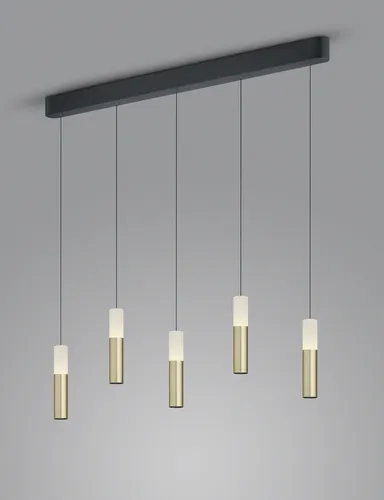 Helestra LED-Pendelleuchte LIDOS Schwarz/Gold von Helestra