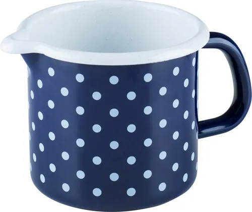 Riess Schnabeltopf 10 cm Pünktchenblau von Riess