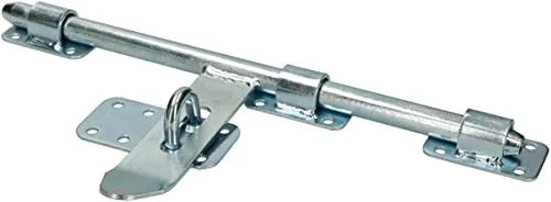 KOTARBAU® Torriegel Türriegel Bolzenriegel Garagentorriegel Schubriegel 340 mm Verzinkt