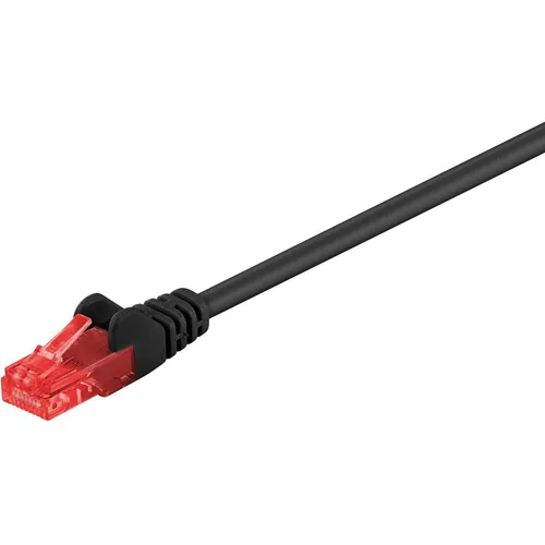 U/utp Cat6 0,25 M, Schwarzes Pvc - Microconnect