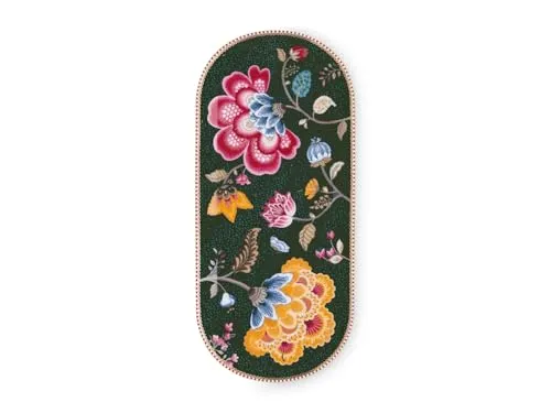 PiP Studio Servierplatte Fantasy Green 33x15,5cm in grün von Pip Studio