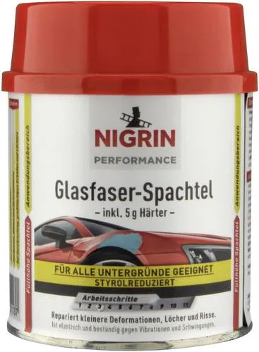 Nigrin Performance 72113 Glasfaser-Spachtel 250g
