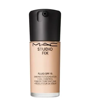 MAC Studio Fix Fluid SPF 15 - Flüssige Foundation 30 ml Nr. NC10 - Make-up mit 24-Stunden mattierendem Finish, angereichert mit 87% hautpflegenden Inhaltsstoffen für ein natürliches Hautgefühl und optimalen Komfort.