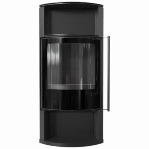 Kratki Kaminofen TOFA Ø 150, 8 kW schwarz - Kaminofen aus hochwertigem Stahl mit 8 kW Nennleistung, ideal für Räume bis 100 m². Hohe Effizienz und modernes Design, erfüllt alle Ökodesign-Anforderungen für umweltfreundliches Heizen.