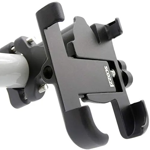 scozzi Handyhalterung Fahrrad Motorrad Quad Alu Metall Handy Halterung Halter Universal z.B. kompatibel mit Samsung S25 S24 S23 A56 A55 A36 A26 für iPhone 17 16 15 14 13 FE Plus Ultra Lite Pro