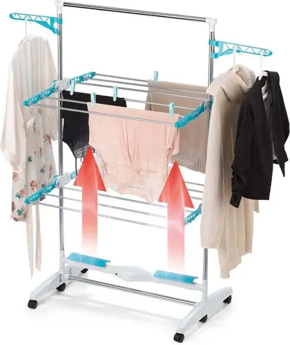 EASYmaxx Elektrischer Wäscheständer Wäschetrockner-Turm