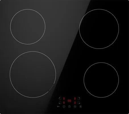 Amica Induktionskochfeld KMI 754 000 C - Induktionskochfeld mit 4 Kochzonen, Topferkennung und Boosterfunktion. Ideal für moderne Küchen, flächenbündiger Einbau und einfache Steuerung durch Sensorbedienung.