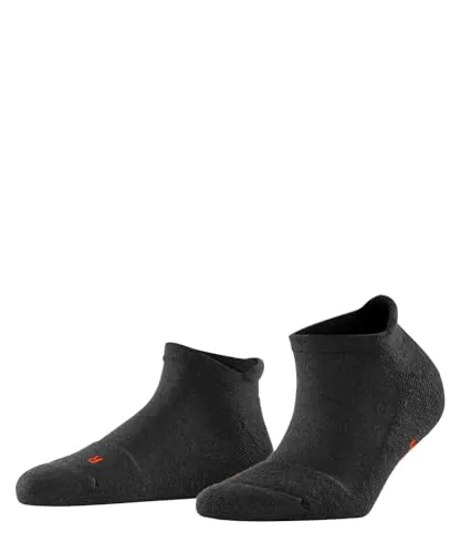 FALKE Damen Sneakersocken Keep Warm W Sn Wolle kurz einfarbig 1 Paar, Grau Anthracite Melange 3080, 35-36