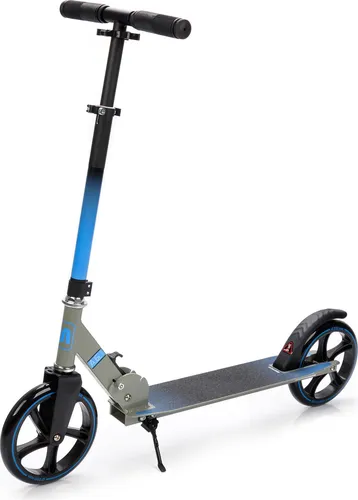 Meteor Urban A6 Höhenverstellbarer Roller - Grau - Klappbarer Kinderroller mit 90 kg Tragfähigkeit, 200mm Rädern und 3-facher Höhenverstellung für sicheren Fahrspaß auch für größere Kinder.