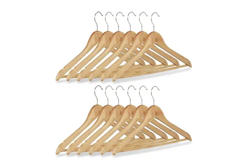 relaxdays Kleiderbügel Set, (12-tlg), 12er Pack