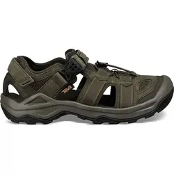 Teva Herren Omnium 2 Leather Sandalen, Braun (Turkish Coffee Tkcf), 40.5 EU - Wanderschuhe mit schnelltrocknendem Gurtband und perfekter Passform, ideal für Abenteuer im Freien und Alltag. Antimikrobielles Material hält Schuhe frisch und die rutschfeste Außensohle sorgt für Sicherheit auf jedem Terrain.