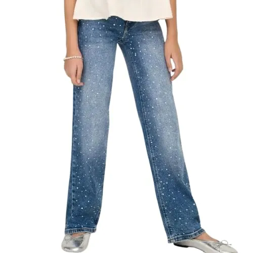 KIDS ONLY Relax-fit-Jeans KOGJUICY RHS WIDE LEG DNM CRO557 NOOS blau 152