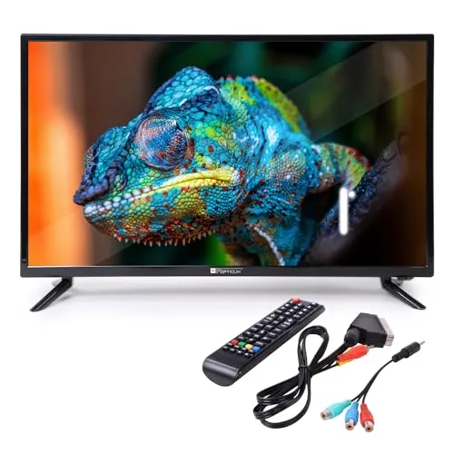 RED OPTICUM 32 Zoll LED TV TRIVIO 32Z3 - Triple Tuner für DVB-S2, DVB-T2, DVB-C - Fernseher mit 32 Zoll, Triple Tuner und USB PVR-Funktion für zeitversetztes Fernsehen. Kompakte Größe, ideal für jeden Raum, mit HD-Qualität und vielseitigen Anschlussmöglichkeiten.