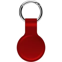 Schlüsselanhänger für Apple AirTags 2021 - Air Tag Cover - Reusable Airtag Hülle - Rot