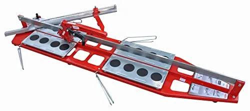 Fliesenschneider MagicCut 1200 mm - Professioneller Fliesenschneider für präzise Normal- und Diagonalschnitte, mit gefederter Ritz- und Brechhebeltechnik sowie stufenlosem Winkelanschlag von 0-45°, ideal für Heimwerker und Profis.