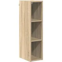 vidaXL Hängeschrank Riga Sonoma-Eiche 20 x 29,5 x 80 cm Holzwerkstoff 884428