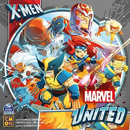 CMON Marvel United: X-Men - Familienspiel für 1-5 Spieler, kooperatives Brettspiel mit spannender Story und taktischem Heldenmanagement, ab 10 Jahren