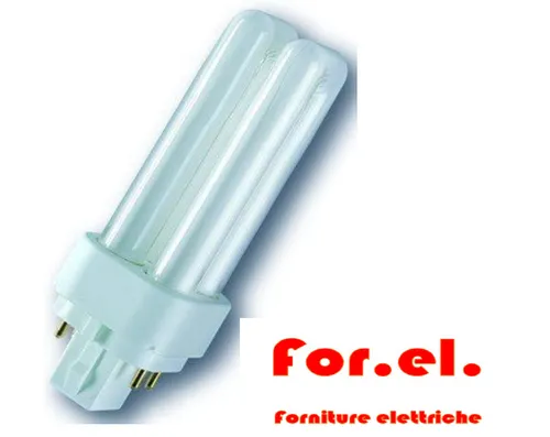 OSRAM DULUX-D/E 18W/827 Glühbirne G24q-2 Fassung (4 Pin) Warmweiß