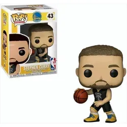 Funko Pop! NBA Stephen Curry - Vinyl-Sammelfigur - Wackelkopffiguren für Sammler - Diese ca. 9,5 cm große Figur aus hochwertigem Vinyl ist das perfekte Geschenk für NBA-Fans und ergänzt jede Sammlung.