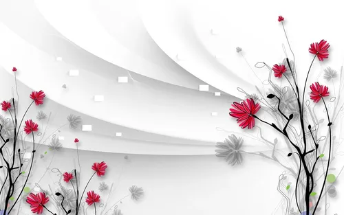 Magnetmatte für Heizkörperverkleidung mit Blumenmotiv, 60x100 cm