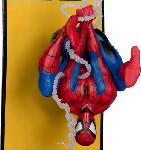 Marvel - Spider-Man (Issue 1) Figur - Sammelfigur - Hochwertige PVC-Statuette von McFarlane, 17 cm hoch, ideal für Sammler und Fans der Marvel-Serie.