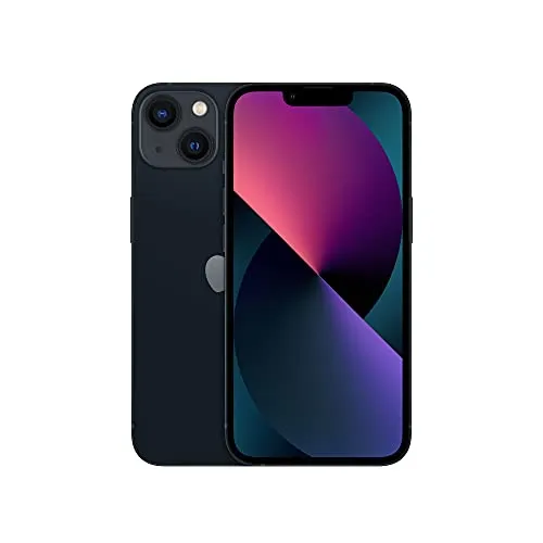 Apple iPhone 13 128GB Mitternacht (Generalüberholt) - Simlockfreies Handy mit 128GB Speicher, bietet erstklassige Leistung und ein herausragendes Kamerasystem für beeindruckende Fotos.