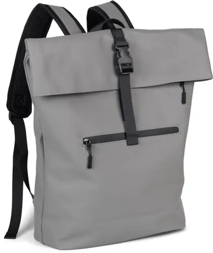 styleBREAKER Unisex Wasserfester Rucksack im Seesack-Design - Rucksäcke mit großzügigem Stauraum und gepolstertem Laptopfach für Geräte bis 15,6 Zoll. Ideal für Outdoor-Aktivitäten dank wasserfestem Material und praktischen Trageoptionen.