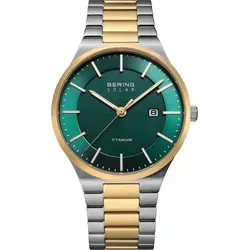 BERING Herren Uhr Solar Movement - Titan & Saphirglas 14439-718 - Armbanduhren für Herren, ultraleicht aus Titan mit hochkratzfestem Saphirglas und 10 ATM Wasserdichtigkeit für optimale Alltagstauglichkeit.