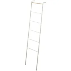 Yamazaki 2812 TOWER Lehnende Kleiderleiter in weiß von Yamazaki