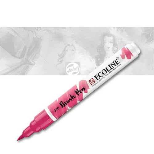 Ecoline Brushpen 318 karmin Talens Pinselmarker auf Wasserbasis
