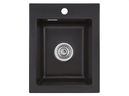 Systemceram Mera 39 Nigra Keramikspüle Handbetätigung von systemceram