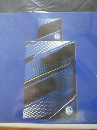 FC Schalke 04 Bettwäsche schwarz blau 135x200cm+80x80